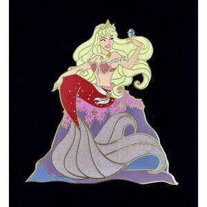 Aurora Briar Rose “Moonlight Mermaid” LE 50 Jumbo Fantasy Pin (Rare)